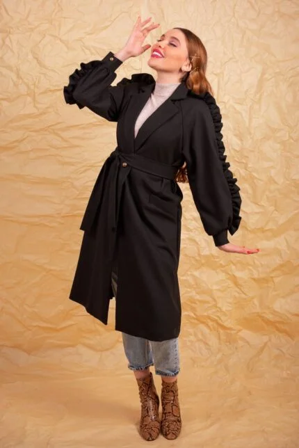 MANTEAU NOIR freeshipping - AYLA