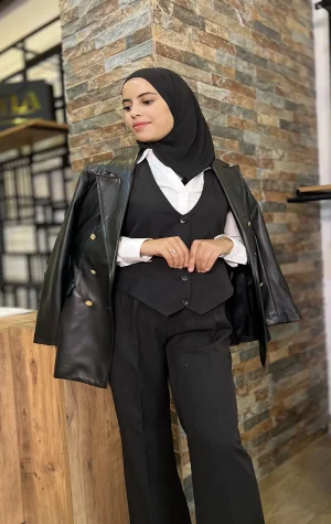 Ensemble Classique Élégant pour Femme - Noir
