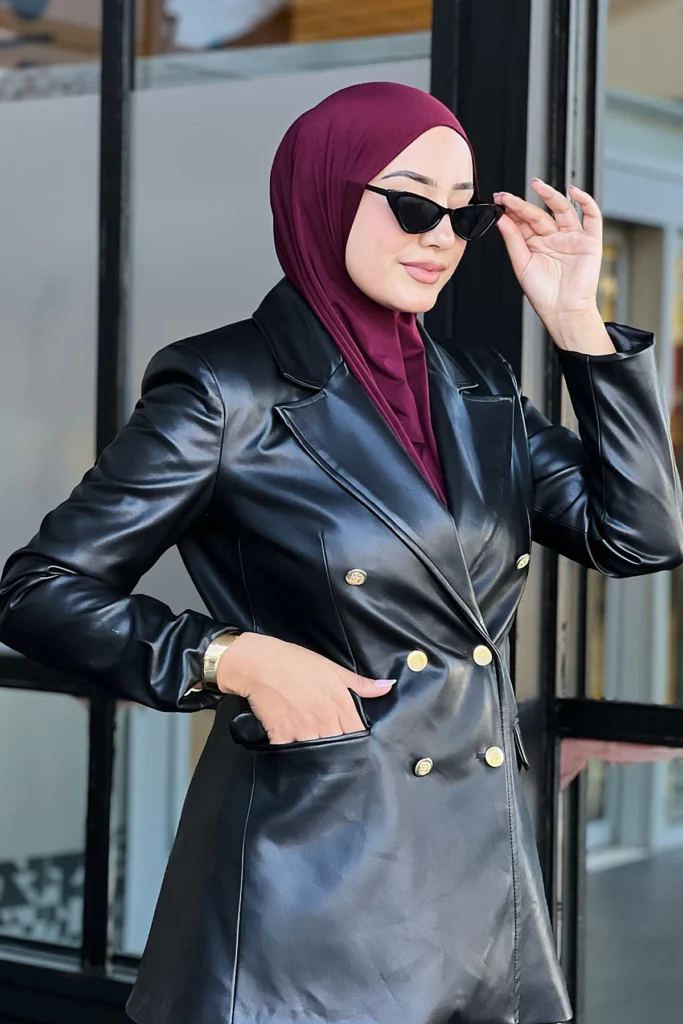 veste similicuir pour femme chic